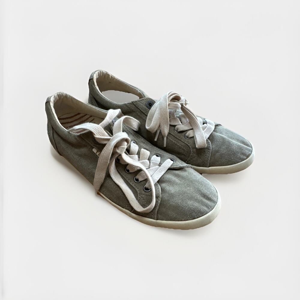 Taos Star‎ Women's Sneakers Shoes Canvas Design Khaki Wash Size 9